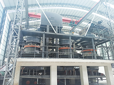 安徽績溪時(shí)產(chǎn)500噸碎石制砂生產(chǎn)線